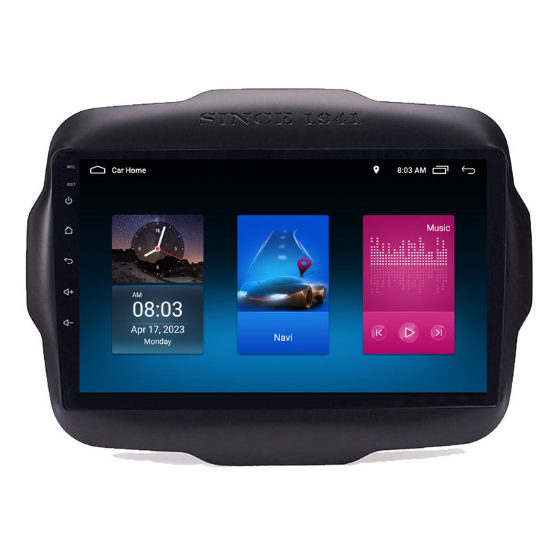 RoverOne Car Stereo Radio Bluetooth CarPlay GPS Navigation for Jeep Renegade 2014 - 2018