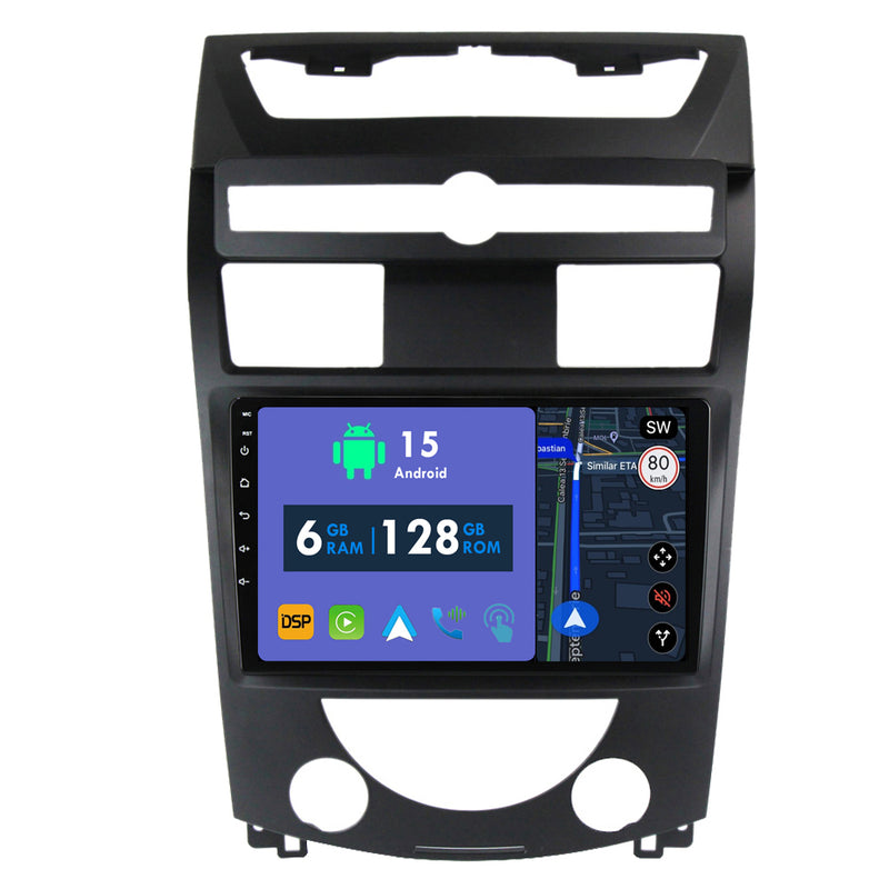 RoverOne Car Stereo Radio Bluetooth CarPlay GPS Navigation for SsangYong Rexton Y250 II 2 2006 - 2012