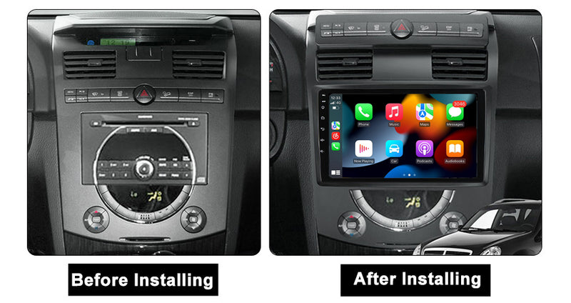 RoverOne Car Stereo Radio Bluetooth CarPlay GPS Navigation for SsangYong Rexton Y250 II 2 2006 - 2012