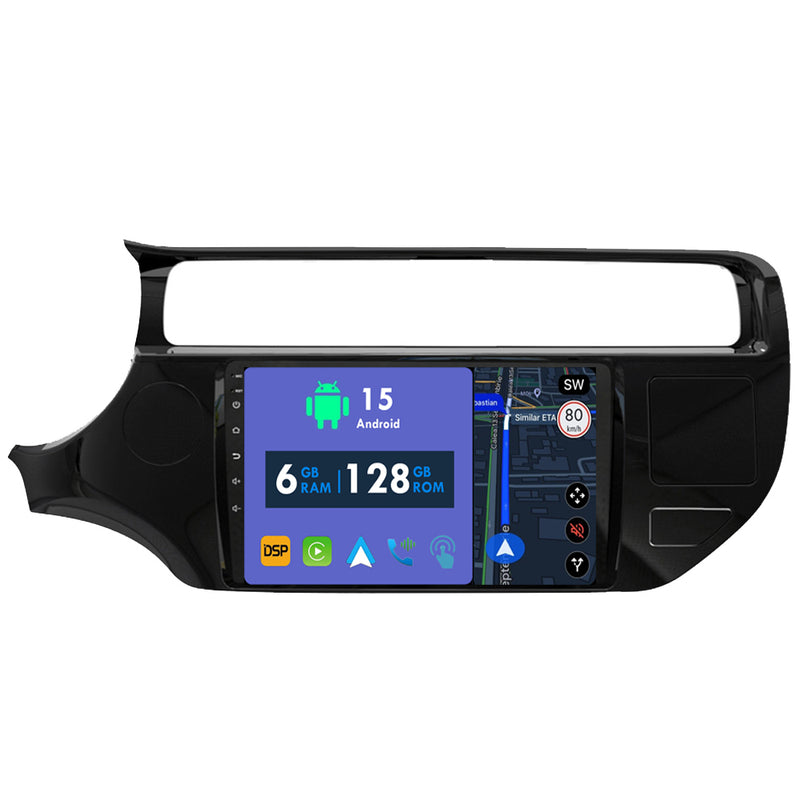 RoverOne Car Stereo Radio Bluetooth CarPlay GPS Navigation for Kia RIO 4 K3 LHD RHD 2015 - 2017