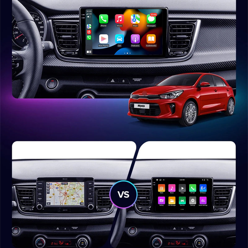 RoverOne Car Stereo Radio Bluetooth CarPlay GPS Navigation for Kia Rio YB KX Cross 2016 - 2020