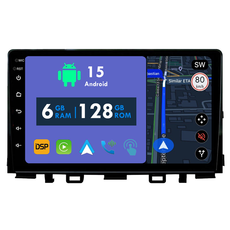 RoverOne Car Stereo Radio Bluetooth CarPlay GPS Navigation for Kia Rio YB KX Cross 2016 - 2020