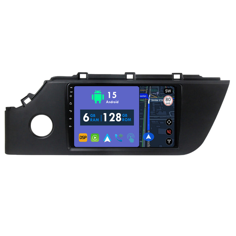 RoverOne Car Stereo Radio Bluetooth CarPlay GPS Navigation for Kia Rio 4 IV FB 2020 - 2022