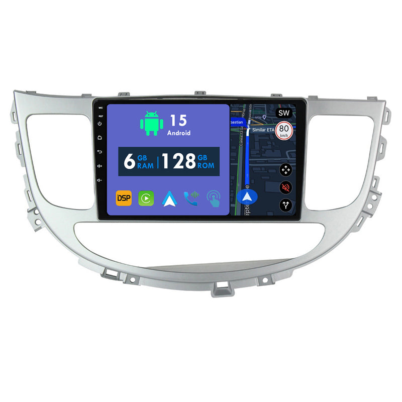 RoverOne Car Stereo Radio Bluetooth CarPlay GPS Navigation for Hyundai Rohens Genesis Coupe 2008 - 2013