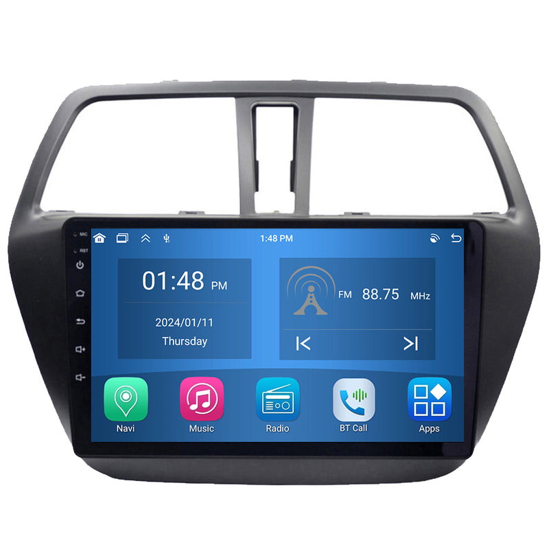 RoverOne Car Stereo Radio Bluetooth CarPlay GPS Navigation for Suzuki SX4 2 S-Cross 2012 - 2016