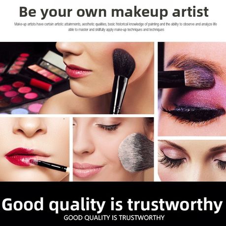 10Pcs Professional Makeup Brush Set Foundation Powder Contour Eyeshadow Synthetic Hair Face Eye Make Up Brush Kit Tools