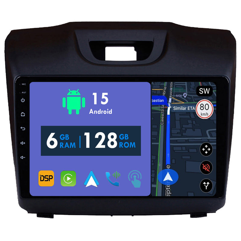 RoverOne Car Stereo Radio Bluetooth CarPlay GPS Navigation for Chevrolet S10 Isuzu DMAX 2013 2014 2015