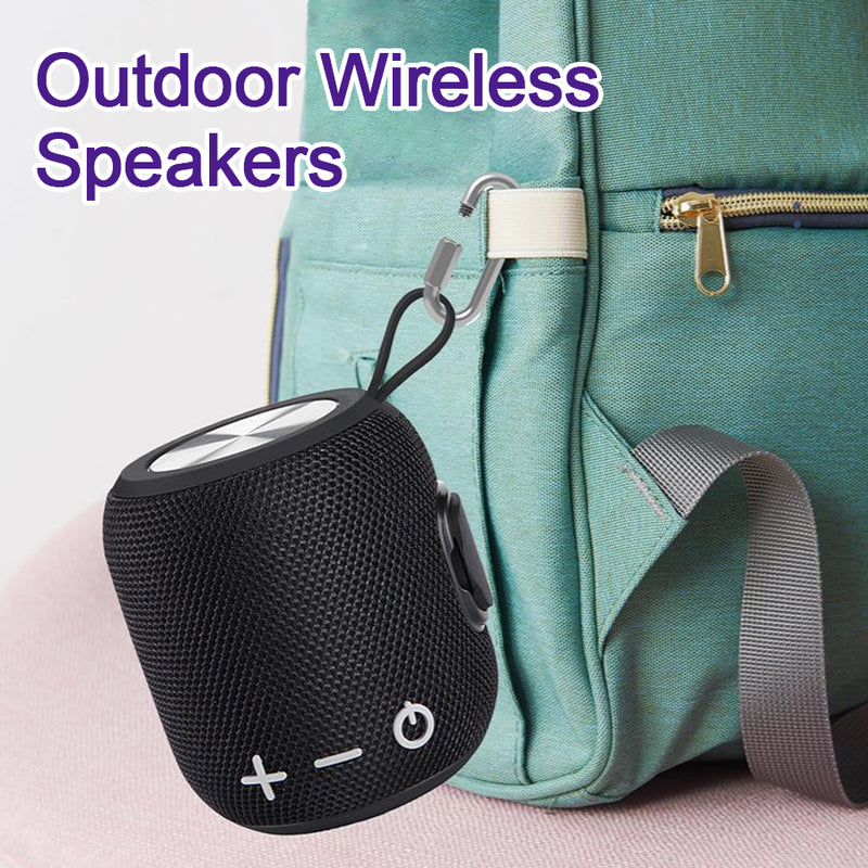 Small outdoor bluetooth audio small gang cannon heavy bass fabric waterproof card wireless bluetooth small speaker