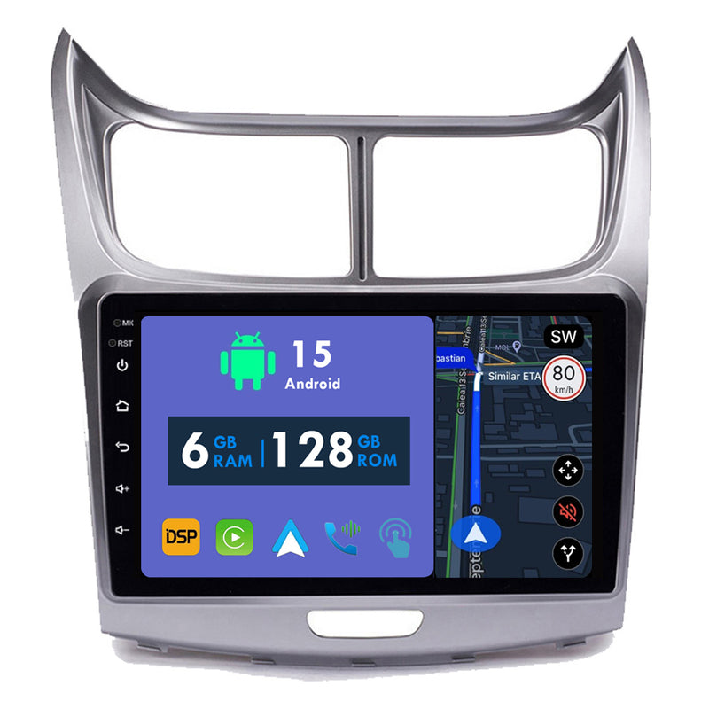 RoverOne Car Stereo Radio Bluetooth CarPlay GPS Navigation for Chevrolet Sail 2009 - 2013