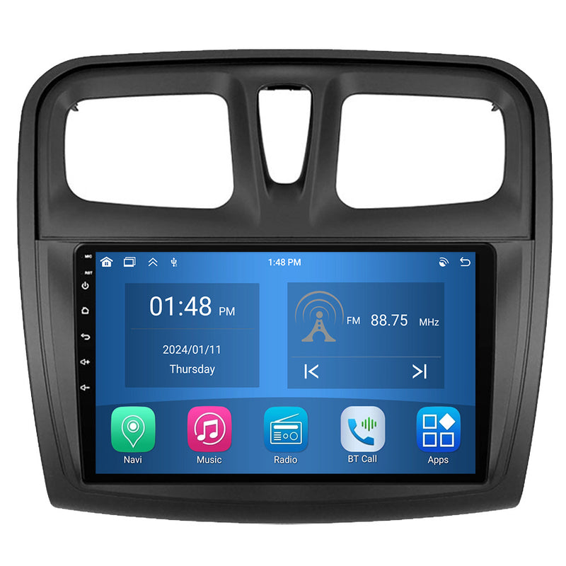 RoverOne Car Stereo Radio Bluetooth CarPlay GPS Navigation for Renault Logan 2 2012 - 2022 Sandero 2 2013 - 2022