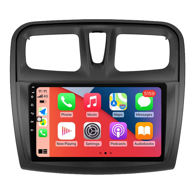 RoverOne Car Stereo Radio Bluetooth CarPlay GPS Navigation for Renault Logan 2 2012 - 2022 Sandero 2 2013 - 2022