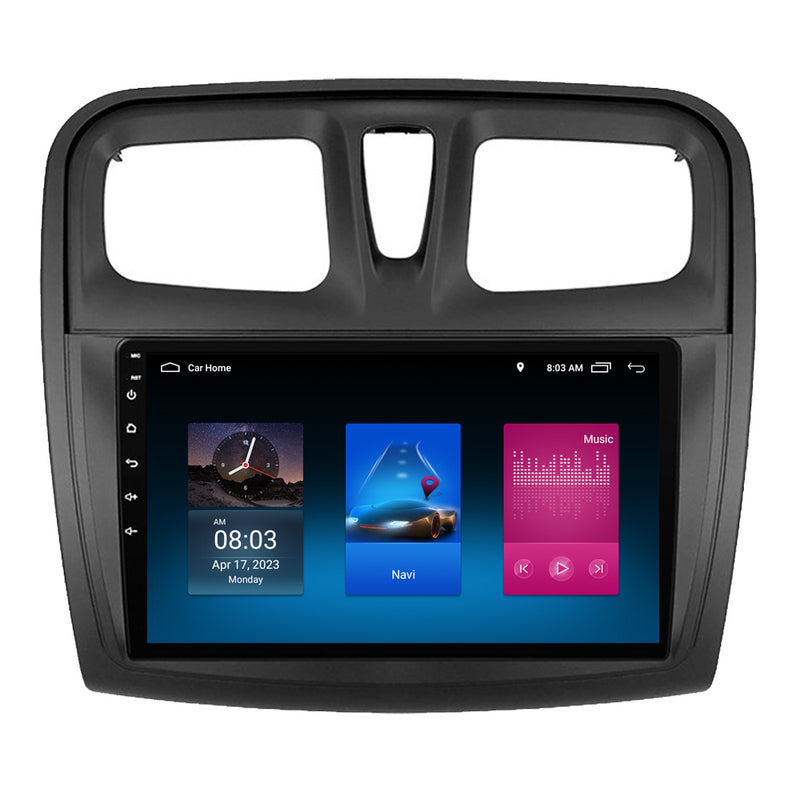 RoverOne Car Stereo Radio Bluetooth CarPlay GPS Navigation for Renault Logan 2 2012 - 2022 Sandero 2 2013 - 2022