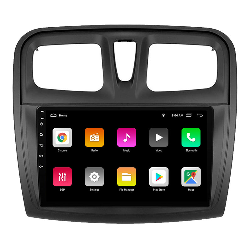 RoverOne Car Stereo Radio Bluetooth CarPlay GPS Navigation for Renault Logan 2 2012 - 2022 Sandero 2 2013 - 2022