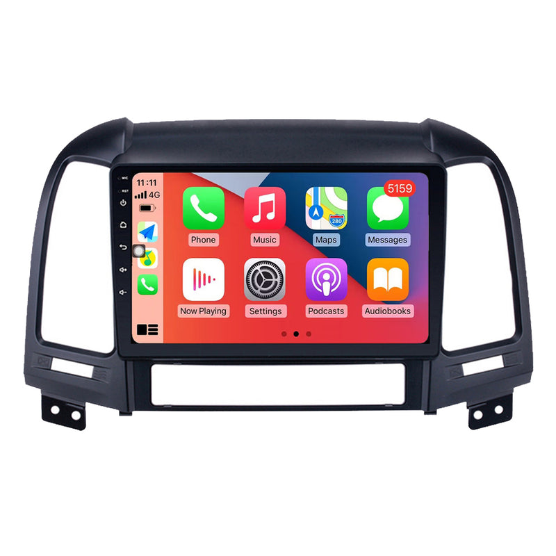 RoverOne Car Stereo Radio Bluetooth CarPlay GPS Navigation for Hyundai Santa Fe 2 2006 - 2012
