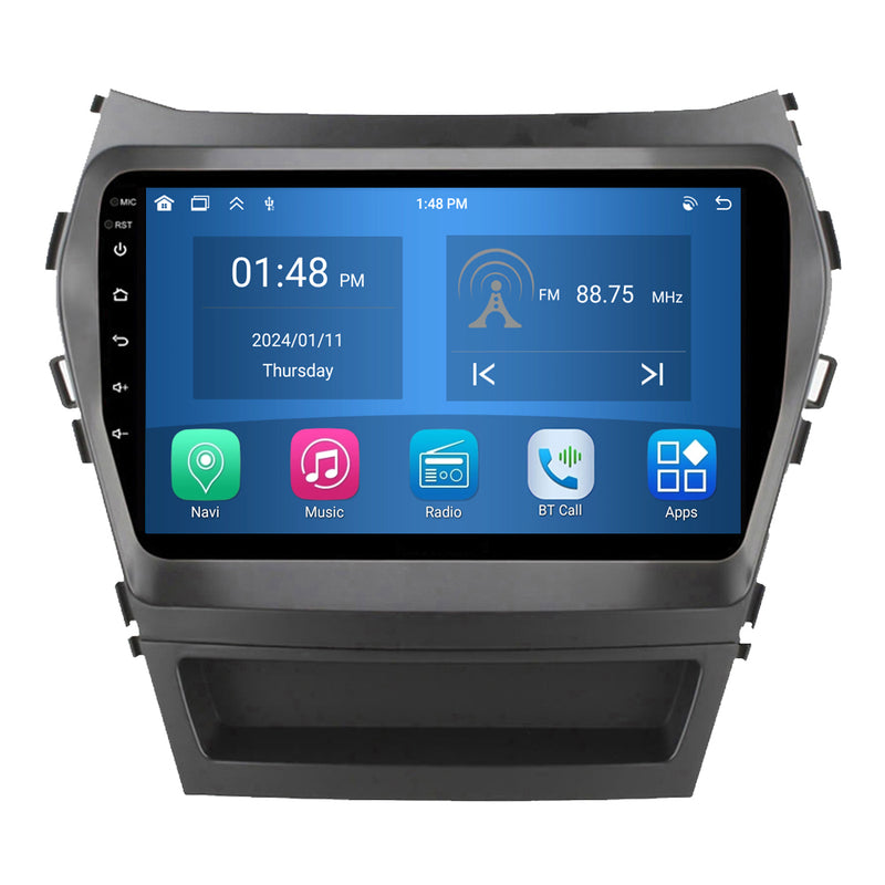 RoverOne Car Stereo Radio Bluetooth CarPlay GPS Navigation for Hyundai Santa Fe 3 2013 - 2016