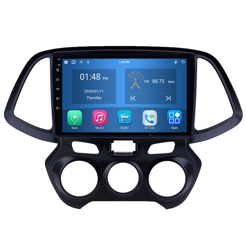 RoverOne Car Stereo Radio Bluetooth CarPlay GPS Navigation for Hyundai Santro Atos 2018