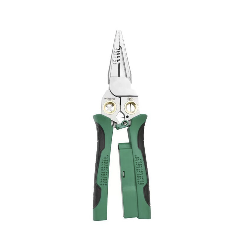 Stainless steel 8-in-1 Multi-function wire Stripper with Electrical Tester