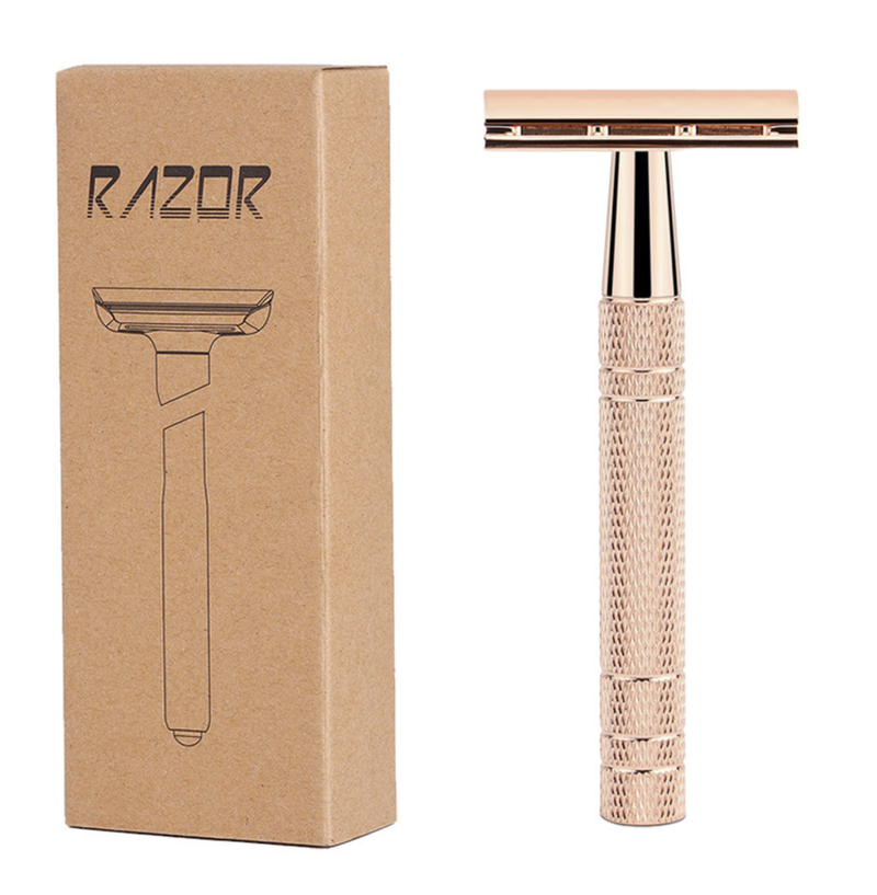 Safety Razor Double-Edge & Reusable + 10 Blades