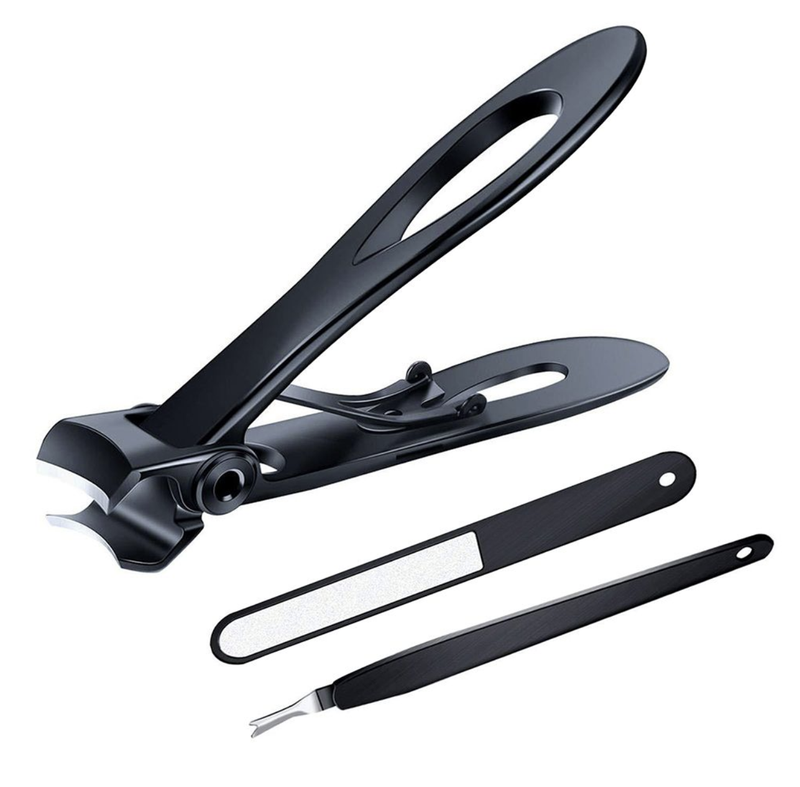 15mm Wide Jaw Opening Nail Cutter - Black