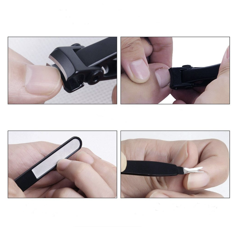 15mm Wide Jaw Opening Nail Cutter - Black