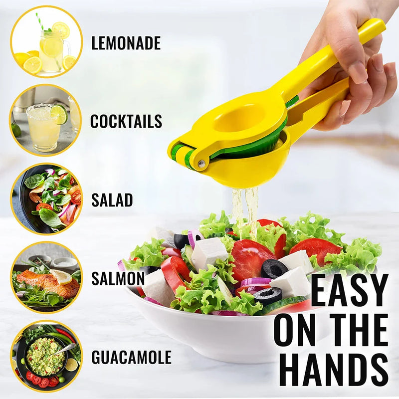 Portable Fresh Juice Presser Fruit Extractor Orange Citrus Lime Lemon Squeezer Hand Press Juicer Metal Portable Manual Juicer