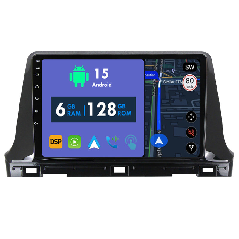 RoverOne Car Stereo Radio Bluetooth CarPlay GPS Navigation for Kia Seltos SP2 2019 - 2023