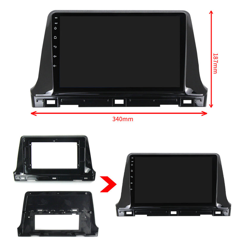 RoverOne Car Stereo Radio Bluetooth CarPlay GPS Navigation for Kia Seltos SP2 2019 - 2023
