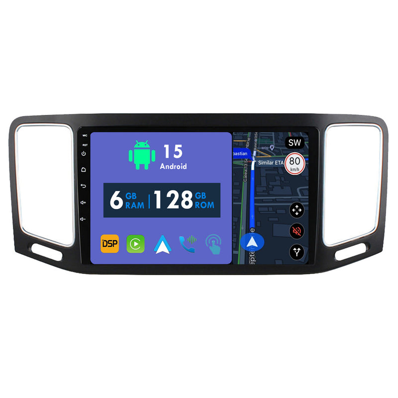 RoverOne Car Stereo Radio Bluetooth CarPlay GPS Navigation for Volkswagen Sharan 2012 - 2018