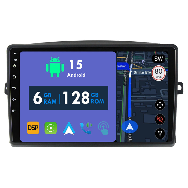 RoverOne Car Stereo Radio Bluetooth CarPlay GPS Navigation for Toyota Sienna 2 II XL20 2003 - 2010