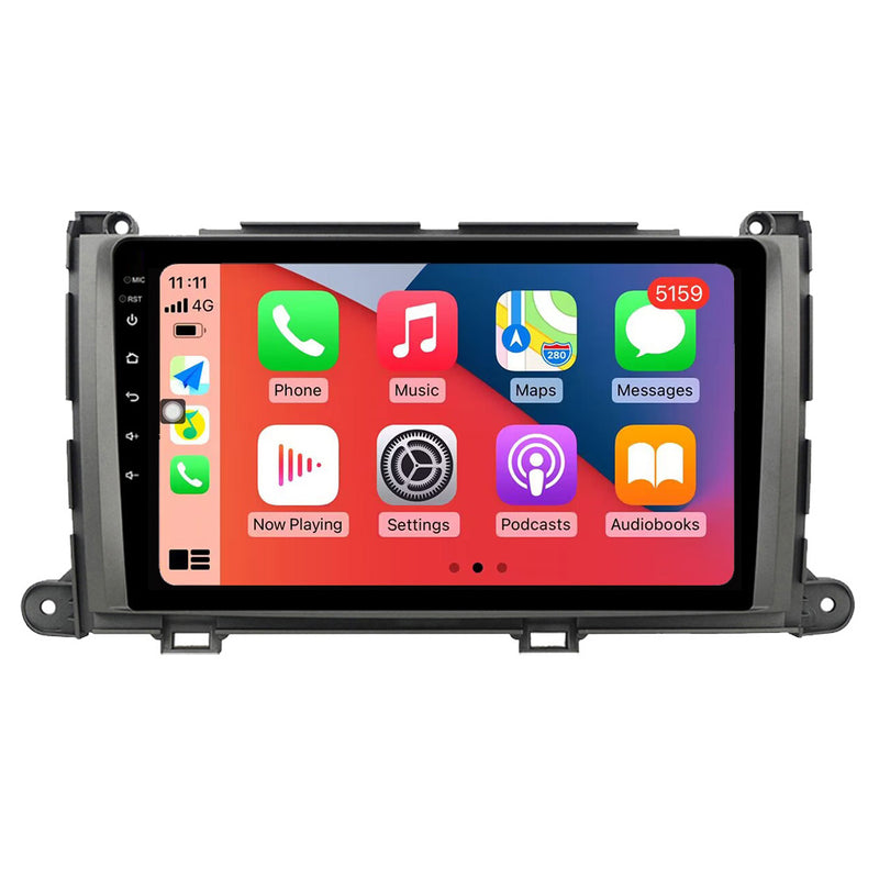 RoverOne Car Stereo Radio Bluetooth CarPlay GPS Navigation for Toyota Sienna 3 XL30 2010 - 2014