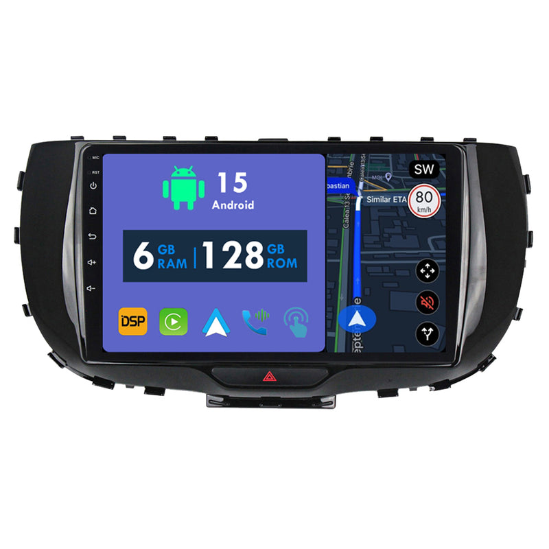 RoverOne Car Stereo Radio Bluetooth CarPlay GPS Navigation for Kia Soul SK3 2019 2020