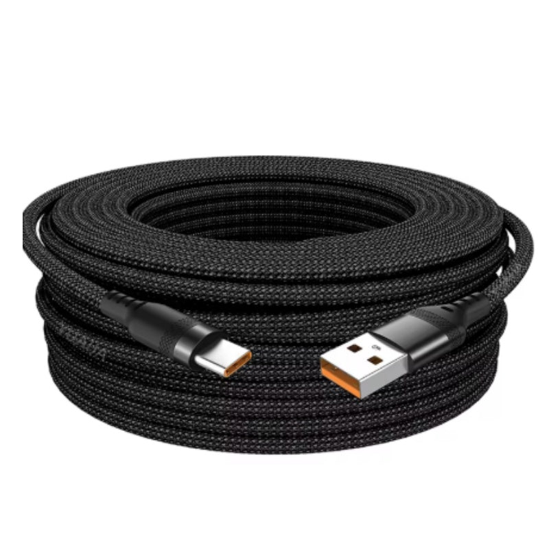 3m Cable Extended USB TYPE-C Micro Lightning Cable Braided Data Cable