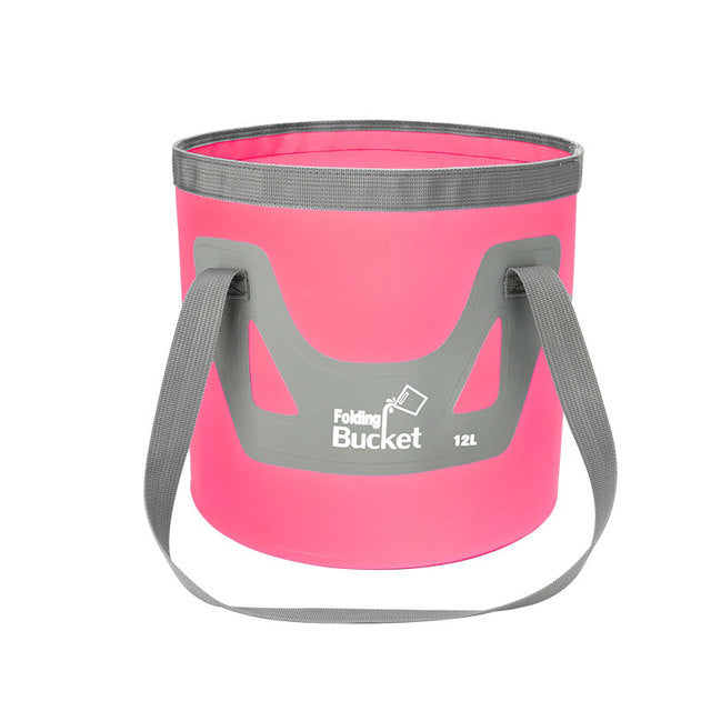 12L/20L Multifunction Folding Bucket Portable Outdoor Travel Foldable Water Bucket Bowl Sink Washing Bag Car Wash Bucket