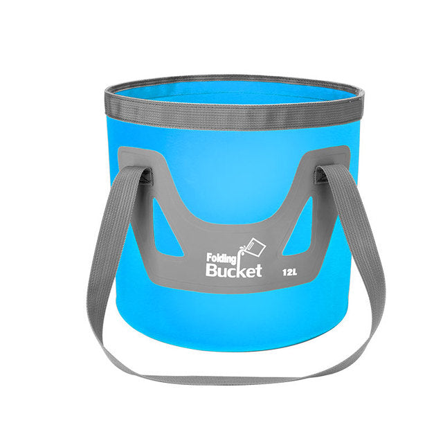 12L/20L Multifunction Folding Bucket Portable Outdoor Travel Foldable Water Bucket Bowl Sink Washing Bag Car Wash Bucket