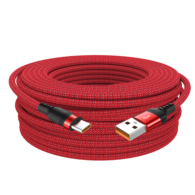 3m Cable Extended USB TYPE-C Micro Lightning Cable Braided Data Cable