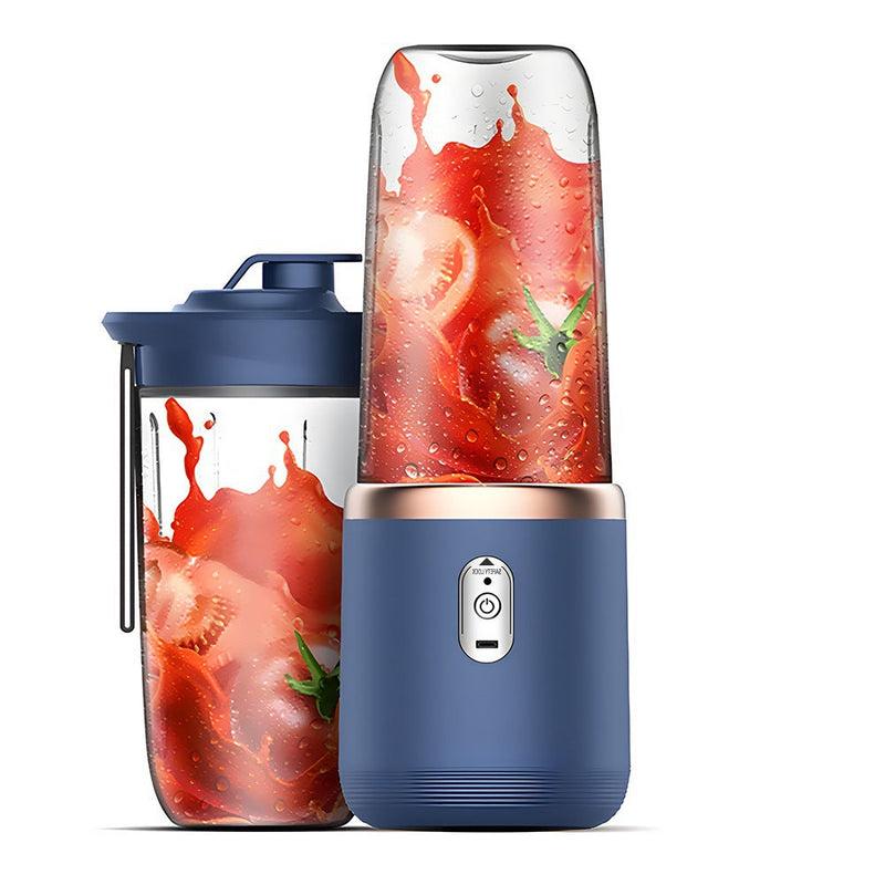 6 Blades Electric Juicer Cup 2 Cups For Travel Portable Juicer Mixer Usb Charge Fresh Fruit Juice Personal Blender Smoothie