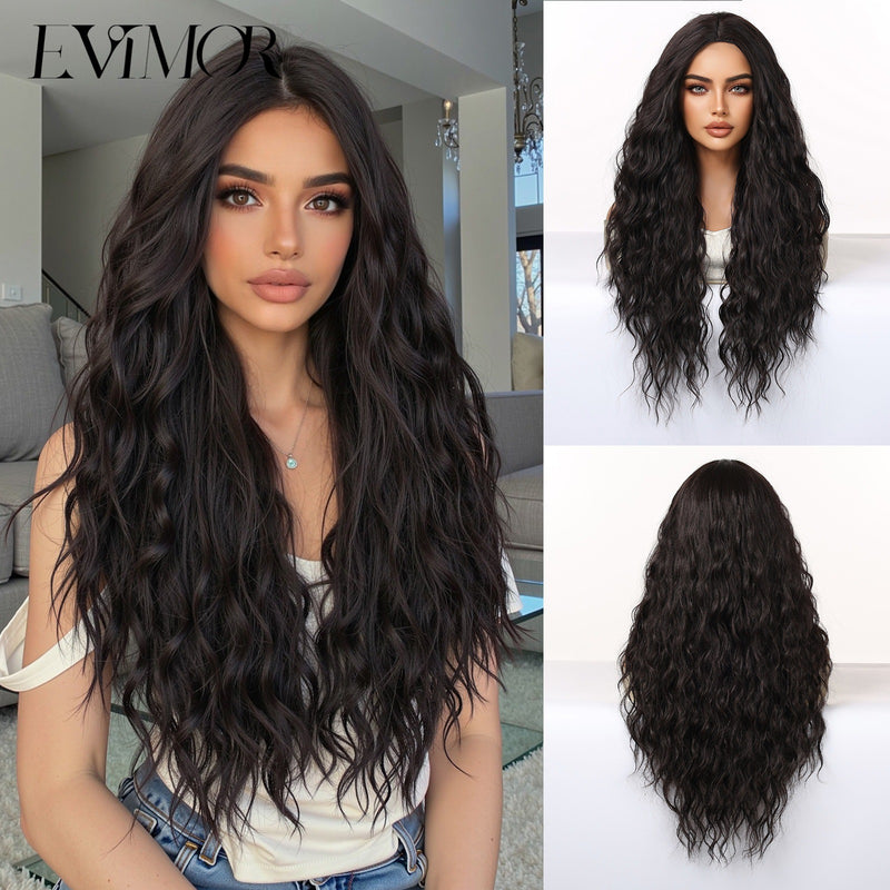 28-Inch Voluminous Long Curly Natural-Looking Fashion Wig for Woman (Full-Head)