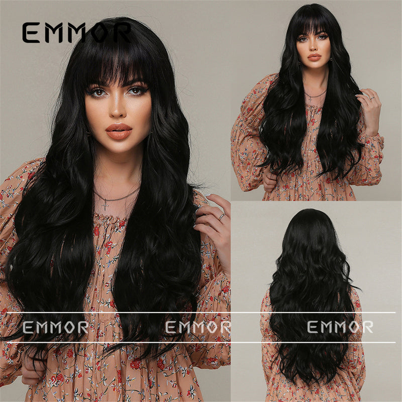 Stylish, Voluminous Long Curly Wig For Woman (Full-Head Style)