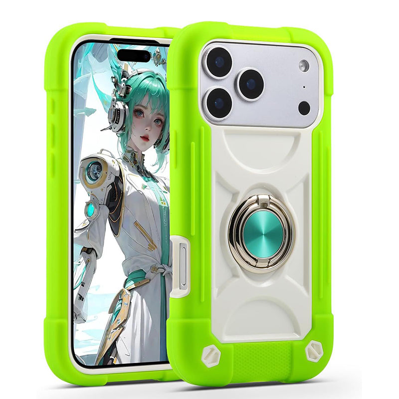 3 In1 Hybrid Armor Shockproof Phone Case for iPhone 17 Pro Max and 17 Pro