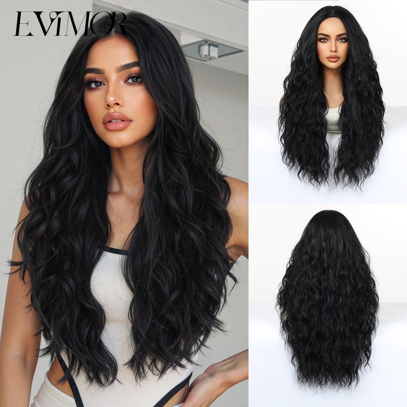 28-Inch Voluminous Long Curly Natural-Looking Fashion Wig for Woman (Full-Head)