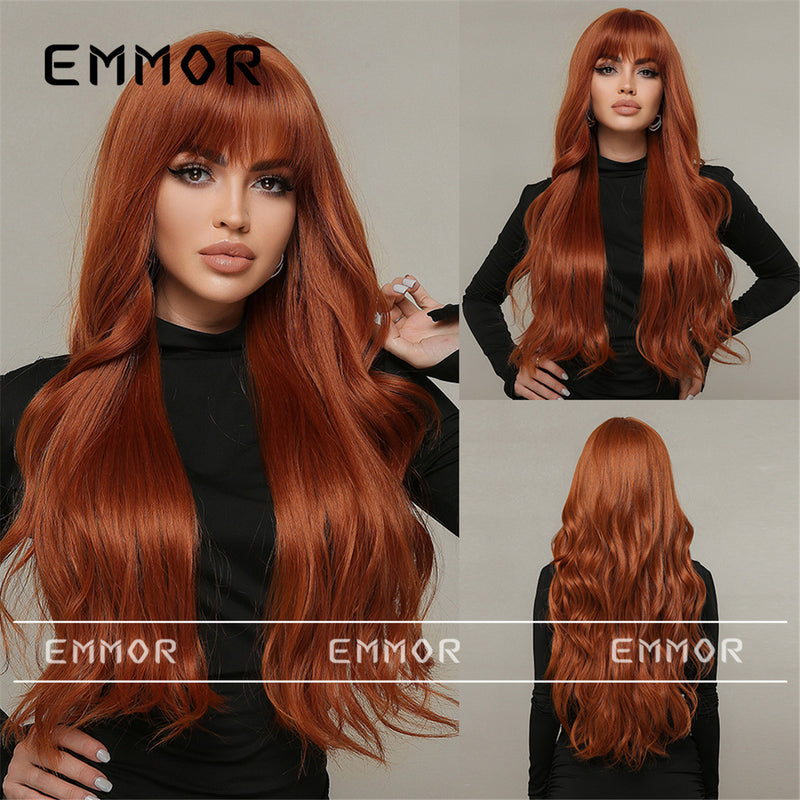 Stylish, Voluminous Long Curly Wig For Woman (Full-Head Style)
