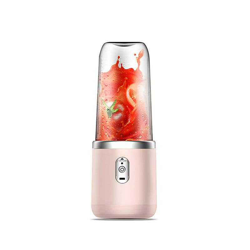6 Blades Electric Juicer Cup 2 Cups For Travel Portable Juicer Mixer Usb Charge Fresh Fruit Juice Personal Blender Smoothie