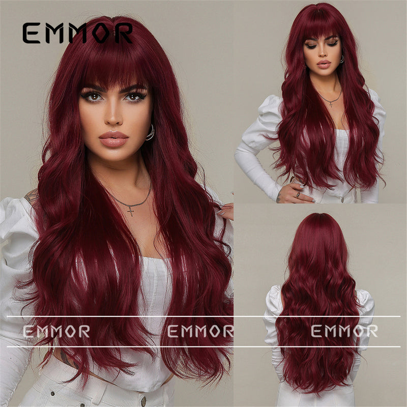 Stylish, Voluminous Long Curly Wig For Woman (Full-Head Style)