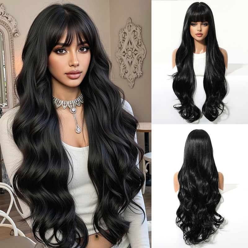 Stylish, Voluminous Long Curly Wig For Woman (Full-Head Style)