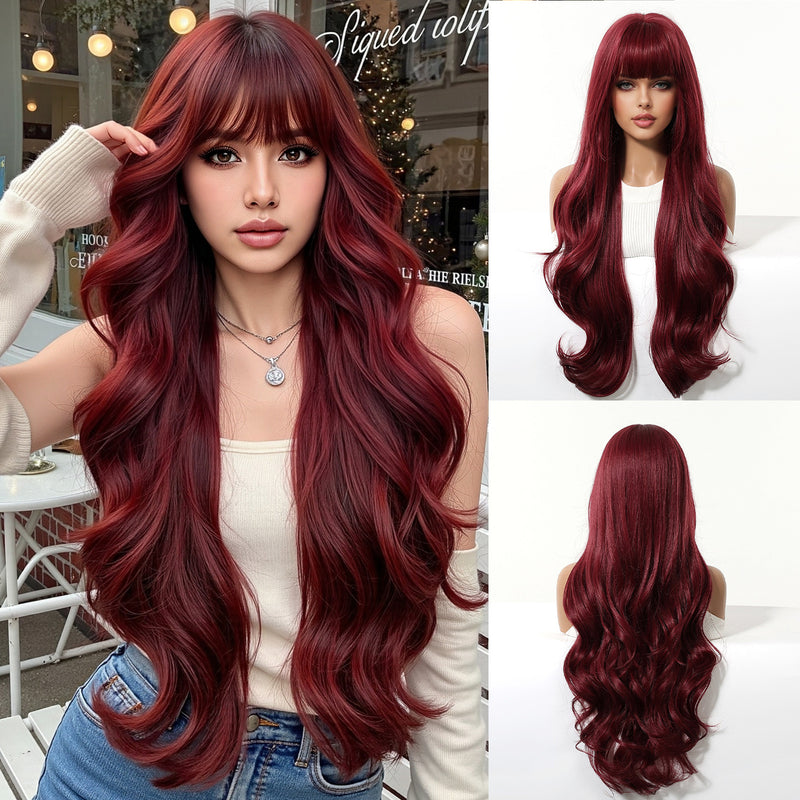 Stylish, Voluminous Long Curly Wig For Woman (Full-Head Style)