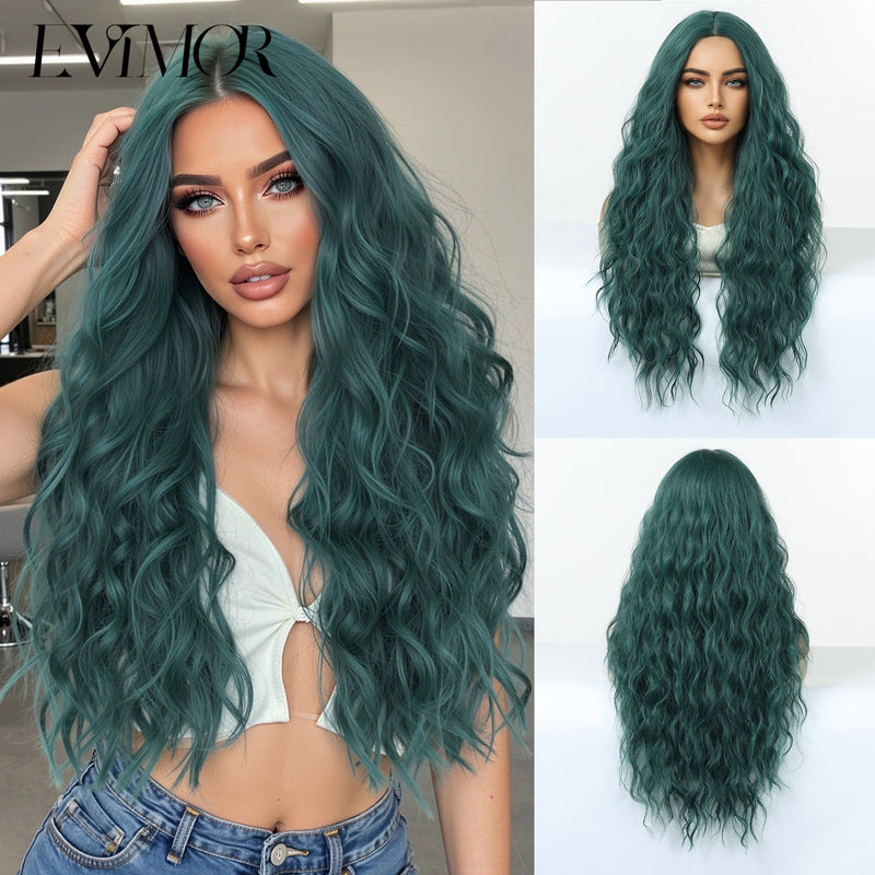28-Inch Voluminous Long Curly Natural-Looking Fashion Wig for Woman (Full-Head)