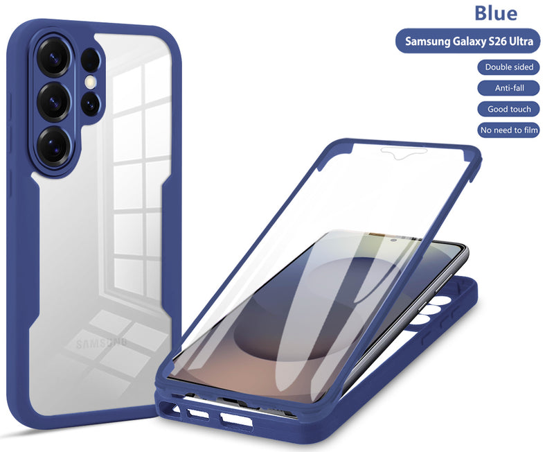 360 Full Protection Case for Samsung Galaxy S26 Ultra Cover Built-in Screen Protector