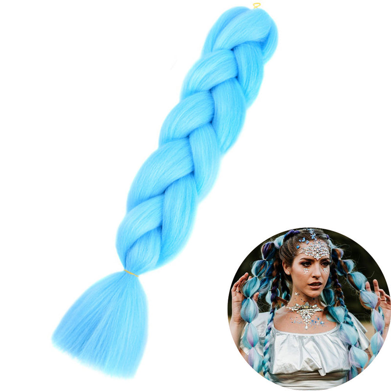 Dreadlock Wigs for Woman: Long Hair with Ombre Color and Braided Extensions
