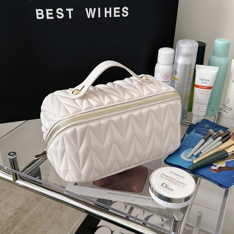 Compact Travel Cosmetic & Toiletry Bag
