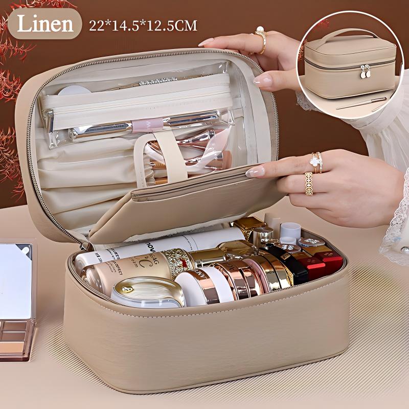 2-in-1 Divided Cosmetic Bag